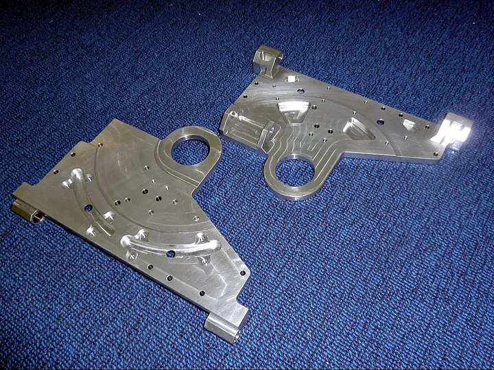 Placas de aluminio mecanizadas