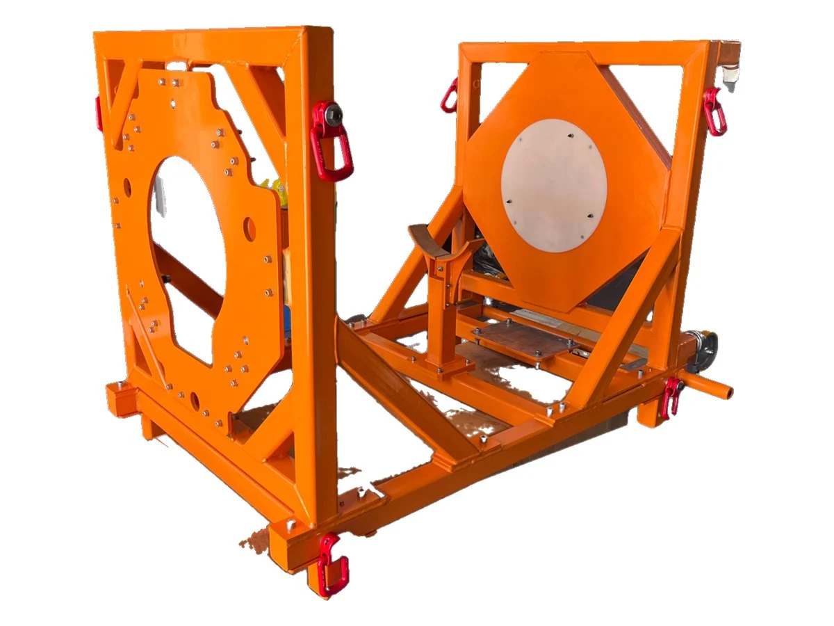 Bastidor de volteo de utillaje GSE para aeronaves